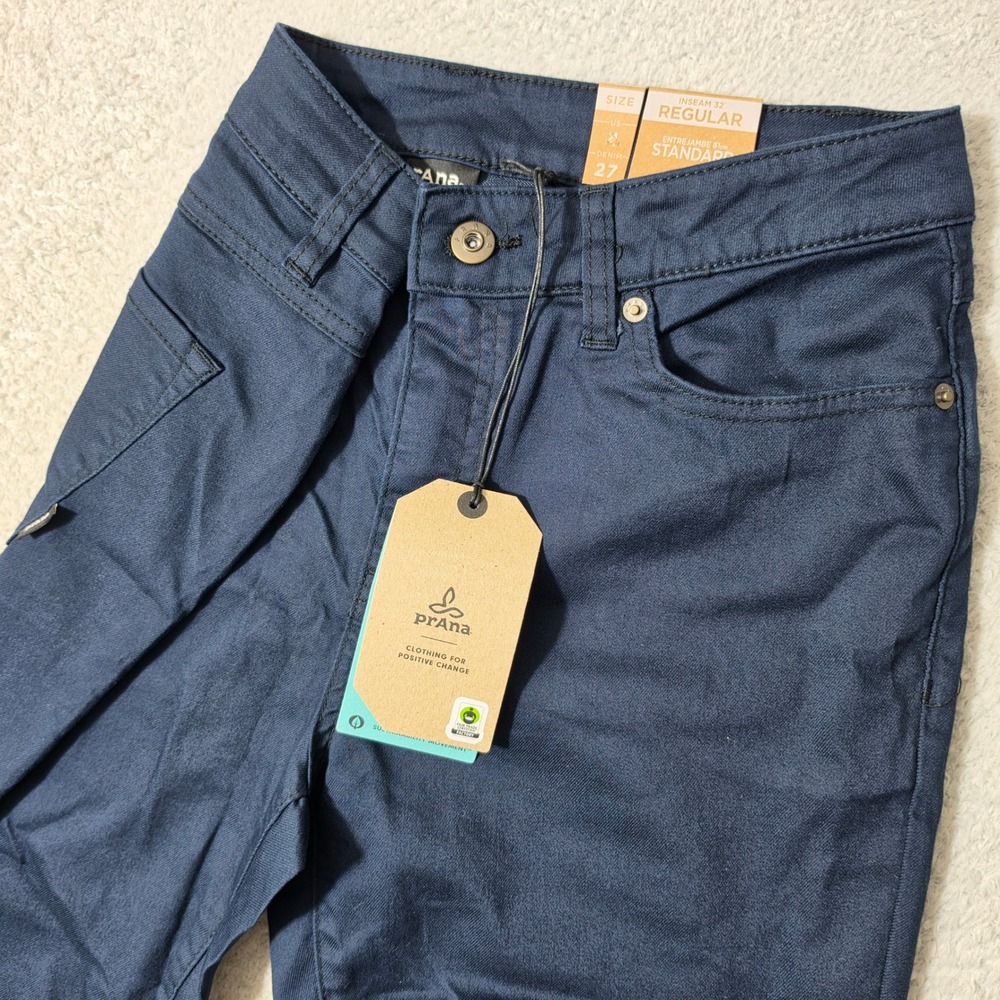 NEW Prana Kayla High Rise Jean Womens 4 27/32 Indie Blue Stretch 5-Pocket Pants
